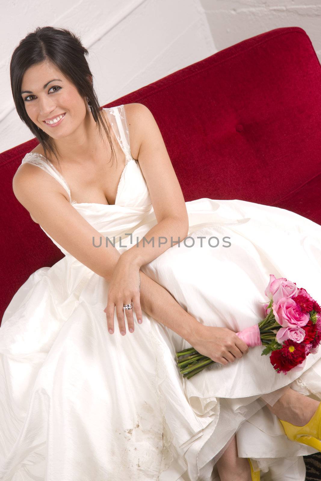 Beautiful Brunette Bride by ChrisBoswell