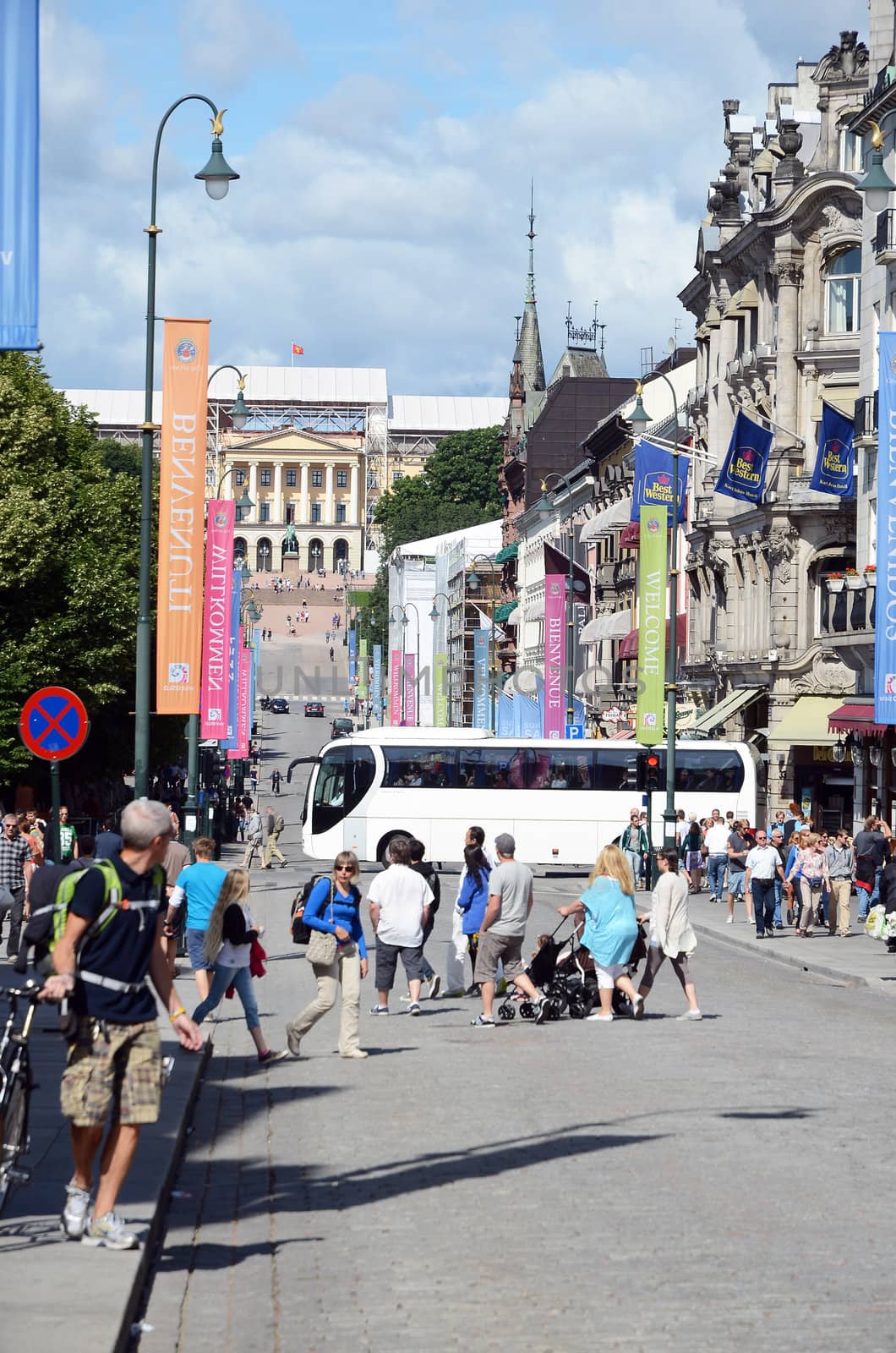 Karl Johans gate, Oslo Norway