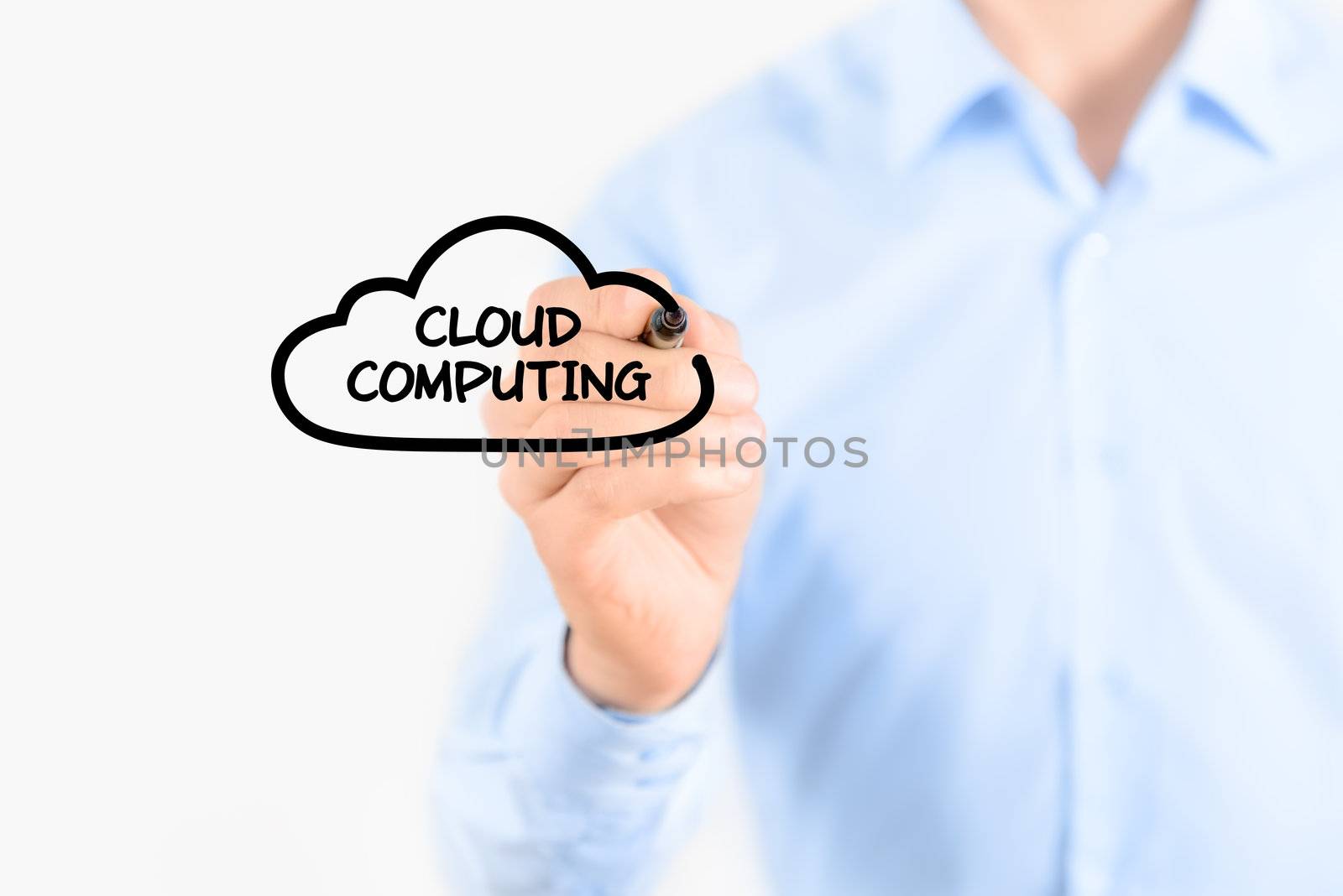 Cloud Computing Concept by bloomua