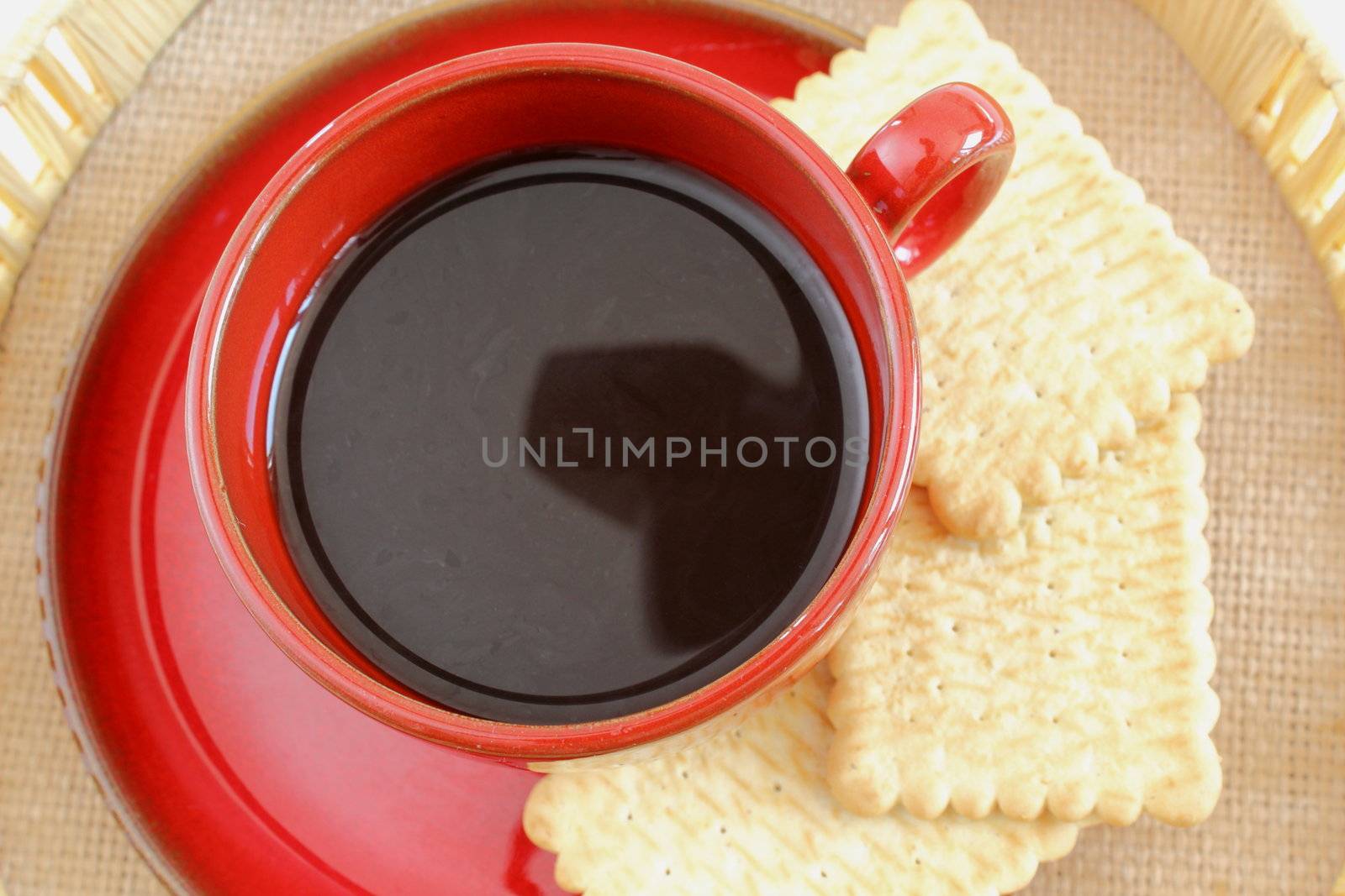 coffee and biscuits by taviphoto