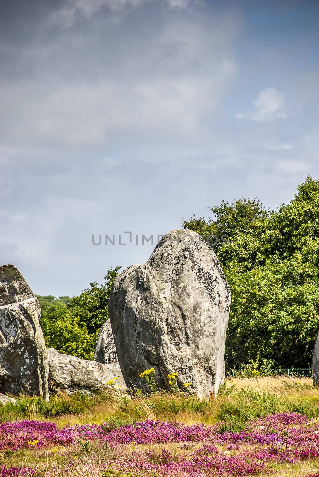 Few menhirs in Bretagne by JASCKAL