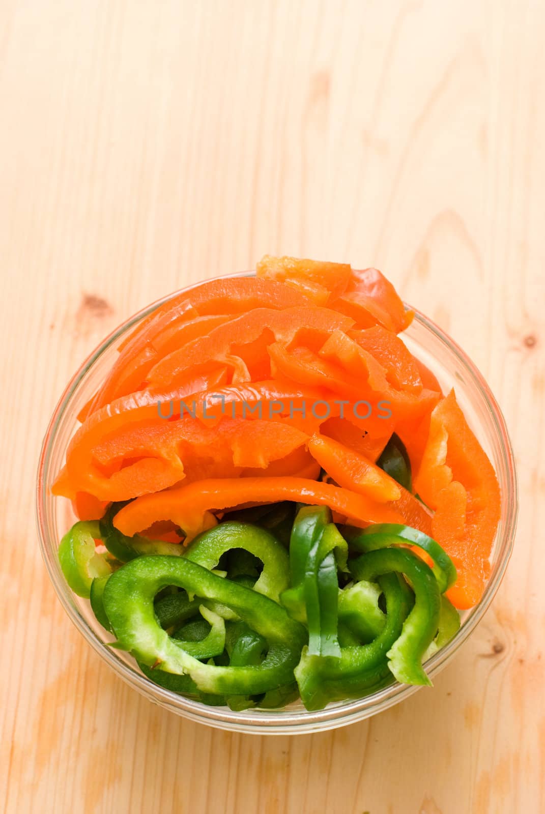 sliced pepper