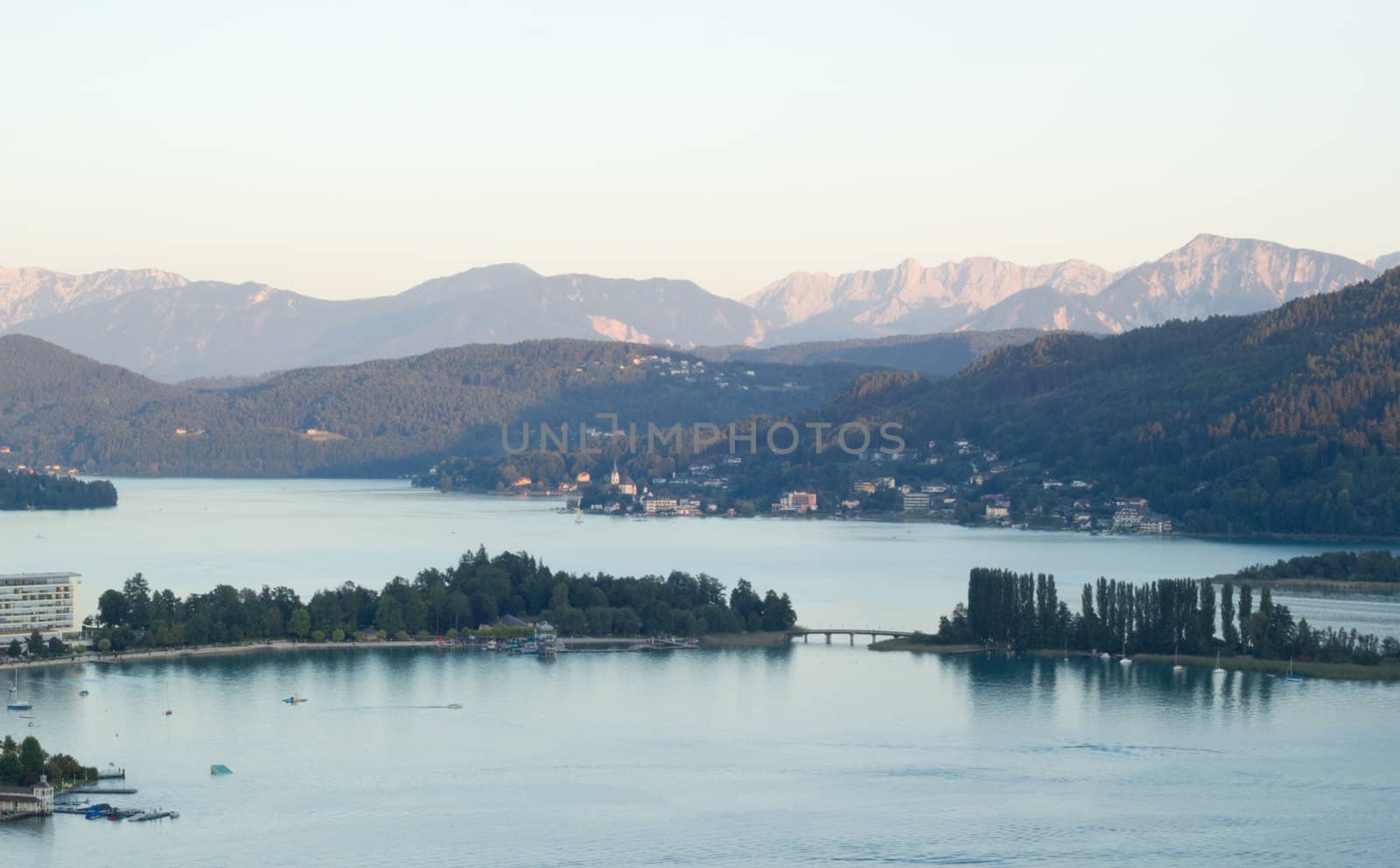 A beautiful view on the lake