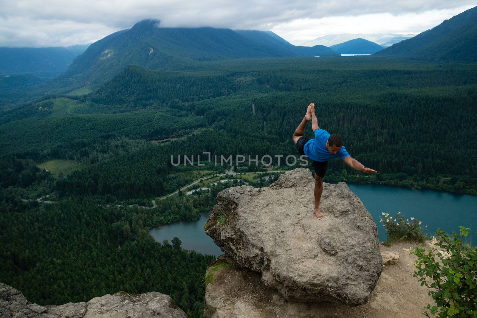 Mountain Yoga - Man Pose 4 by sketchyT