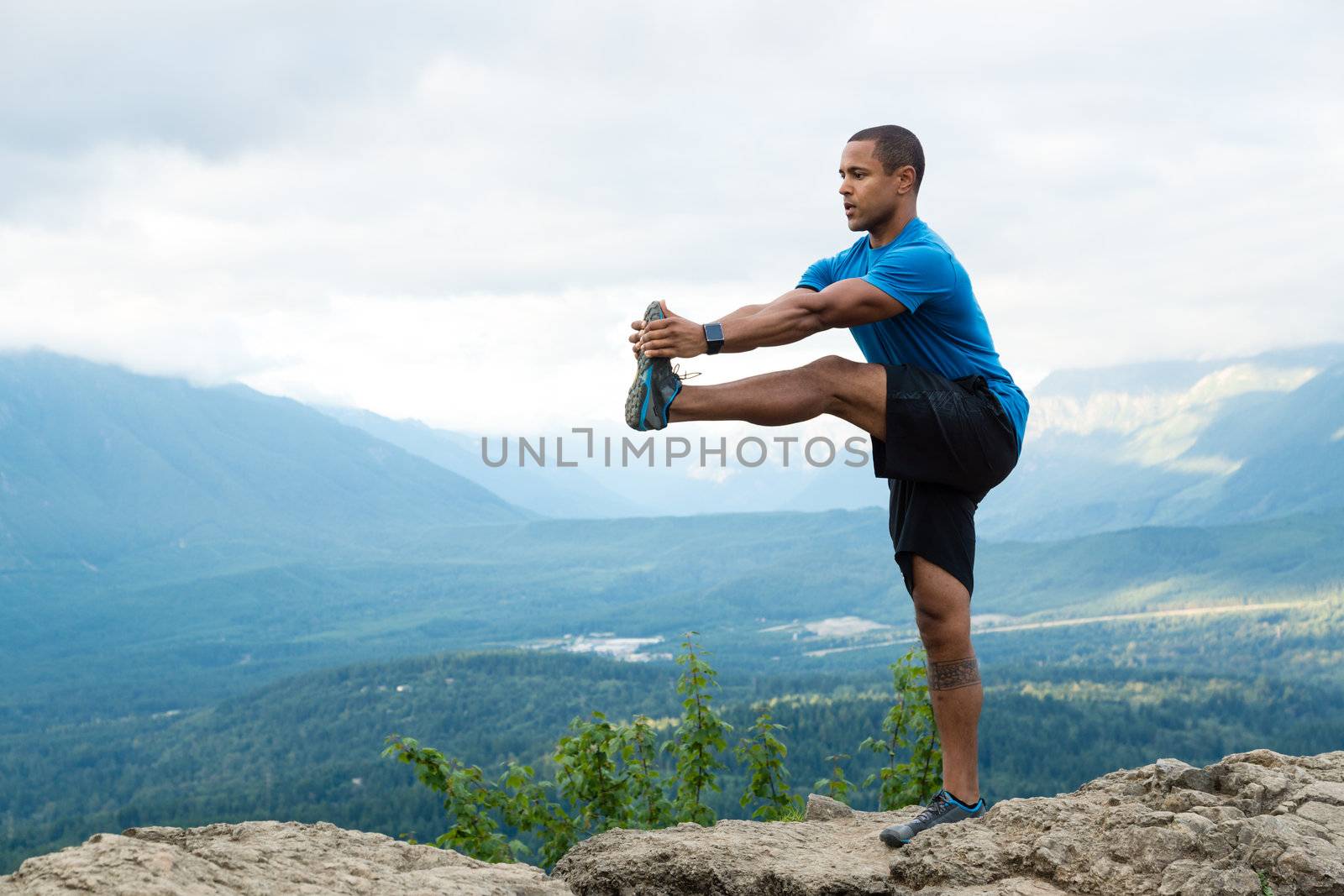 Mountain Yoga - Man Pose 7 by sketchyT