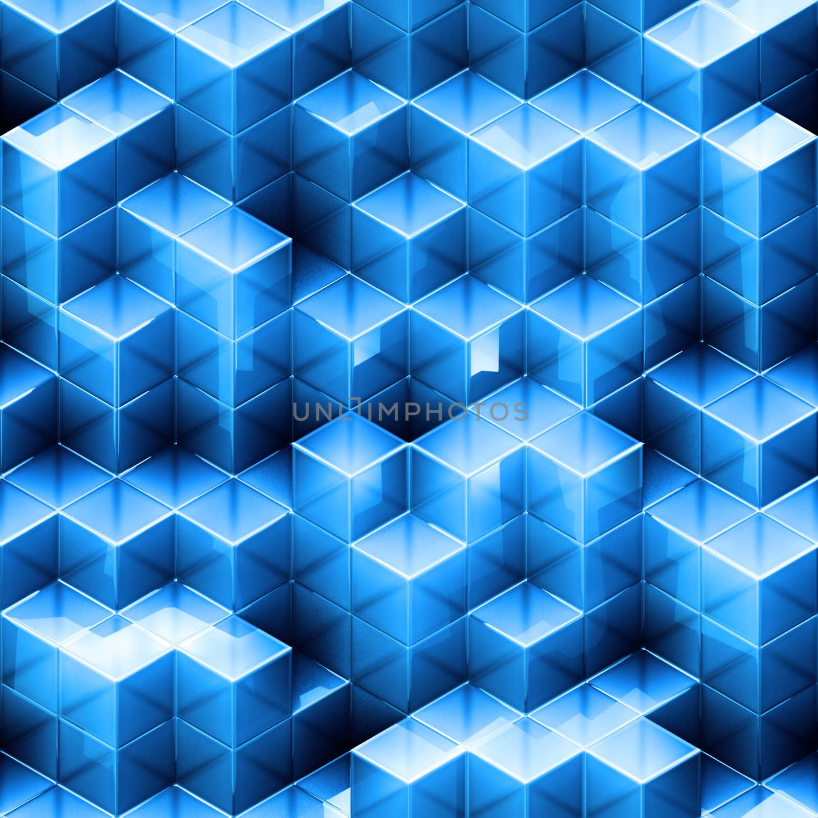 Abstract seamless cube background  by gilmanshin