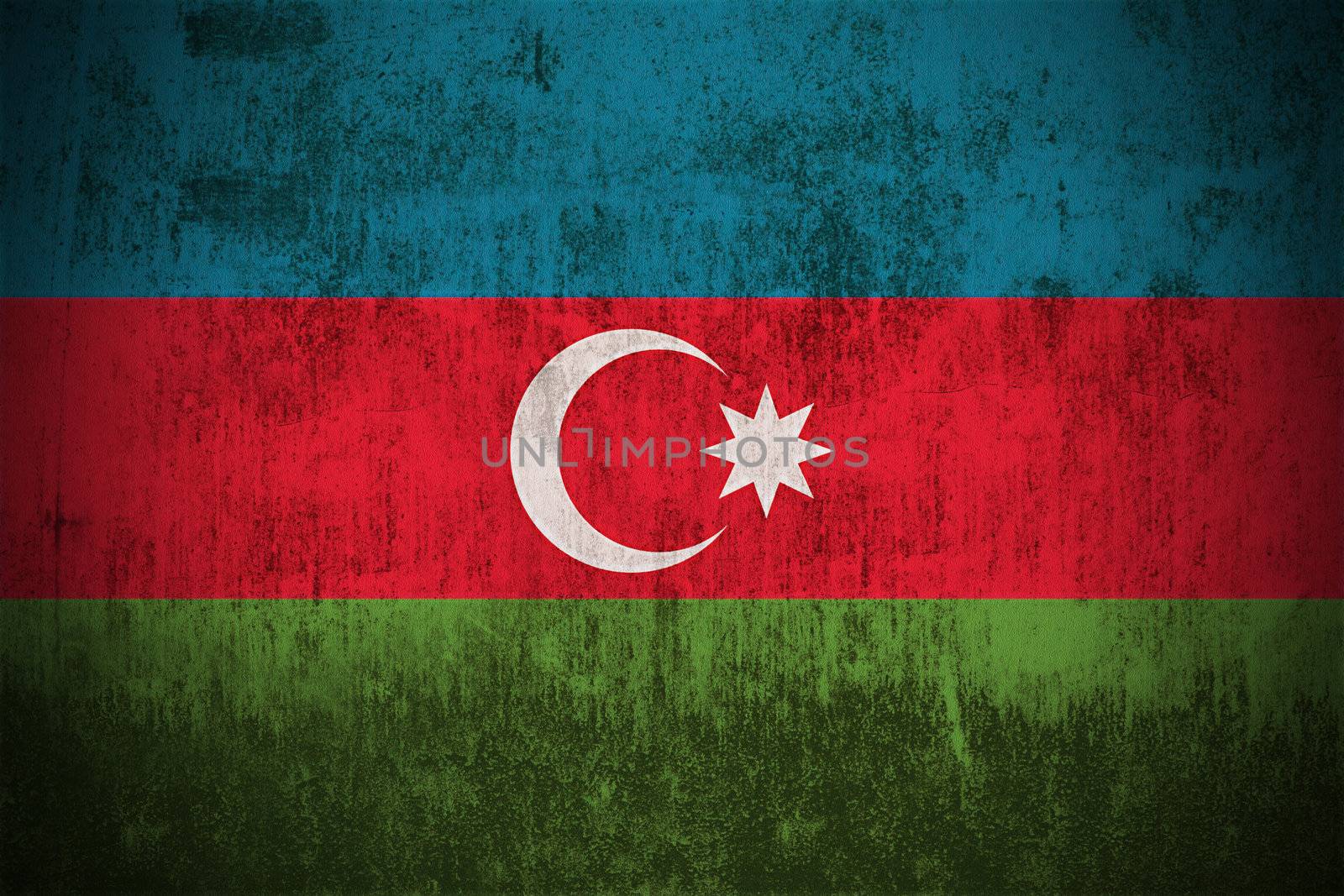 Grunge Flag Of Azerbaijan by gilmanshin