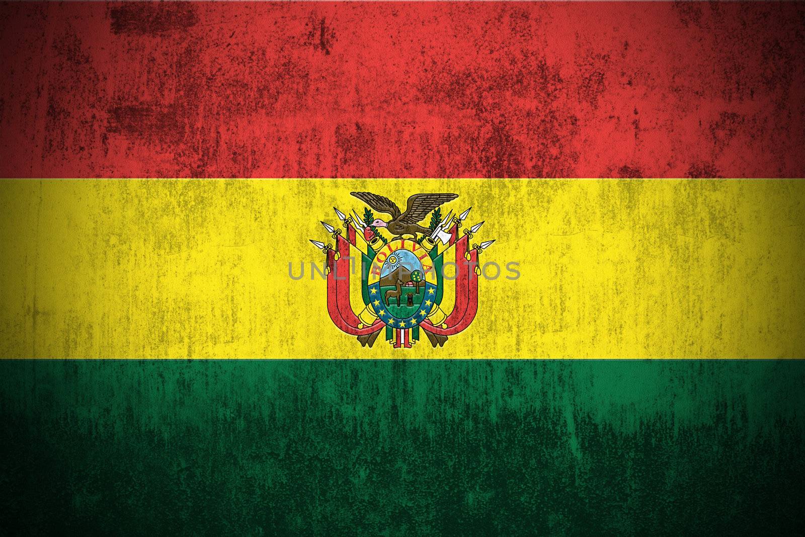 Grunge Flag Of Bolivia by gilmanshin