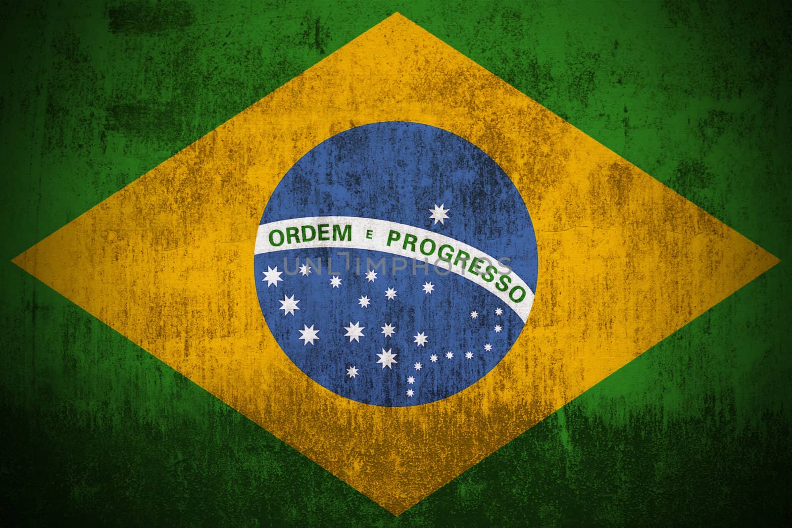 Grunge Flag Of Brazil by gilmanshin