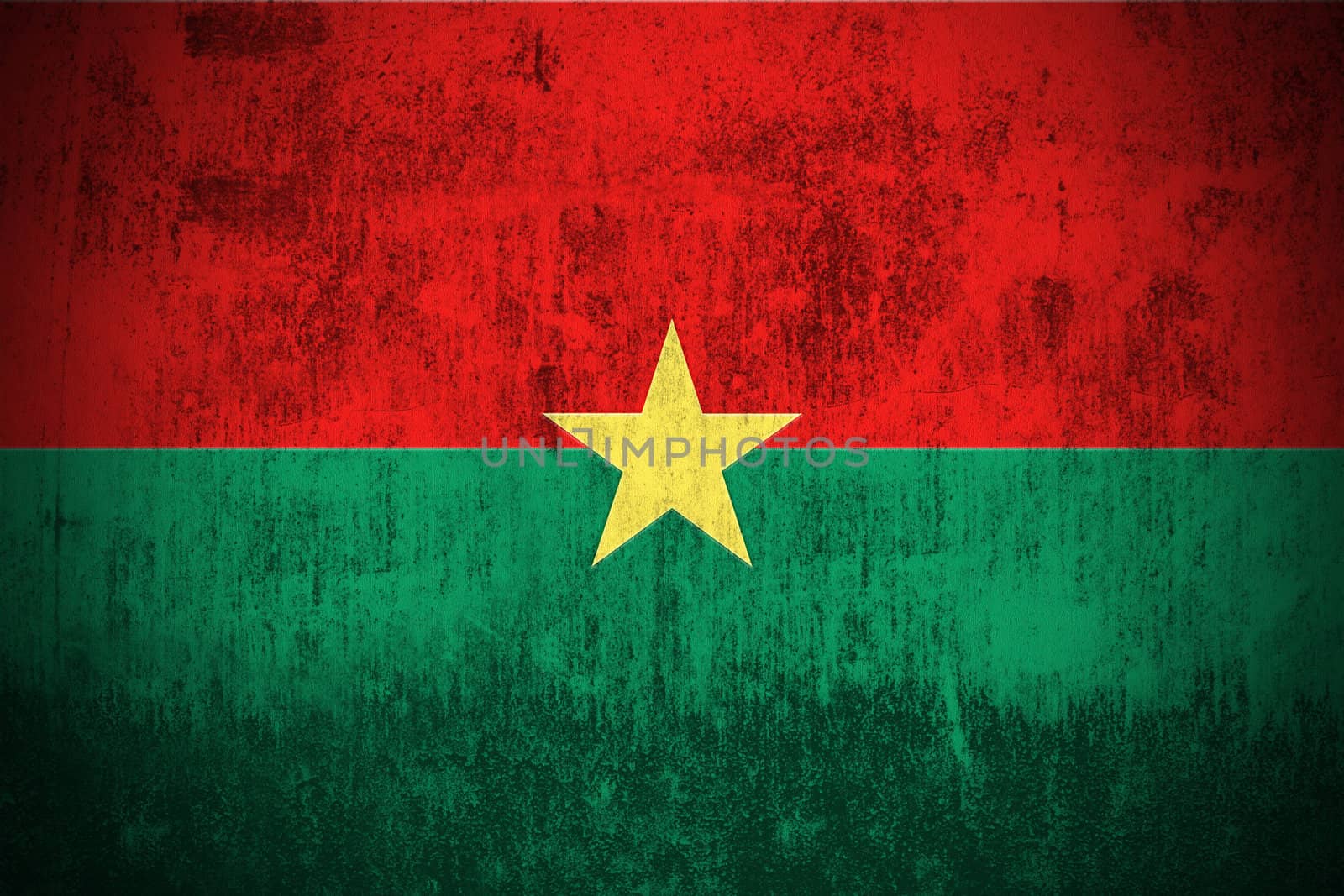 Grunge Flag Of Burkina Faso by gilmanshin