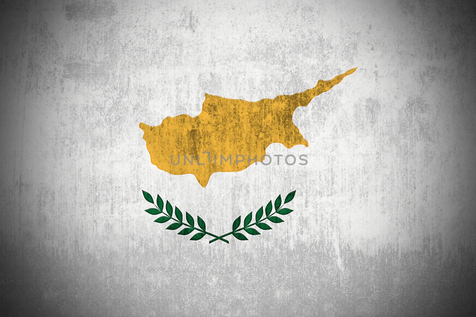 Grunge Flag Of Republic of Cyprus by gilmanshin