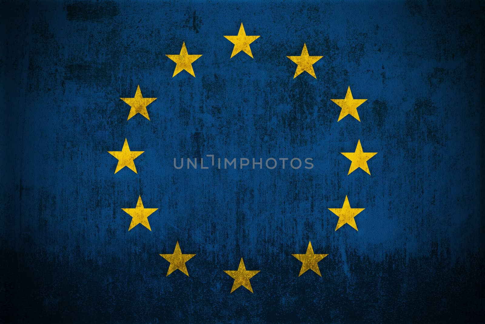 Grunge Flag Of Europe Union by gilmanshin