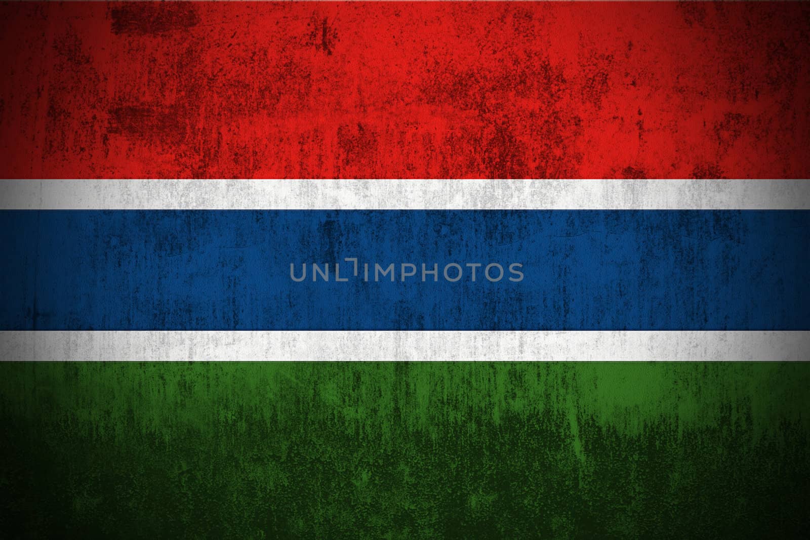 Grunge Flag Of Gambia by gilmanshin