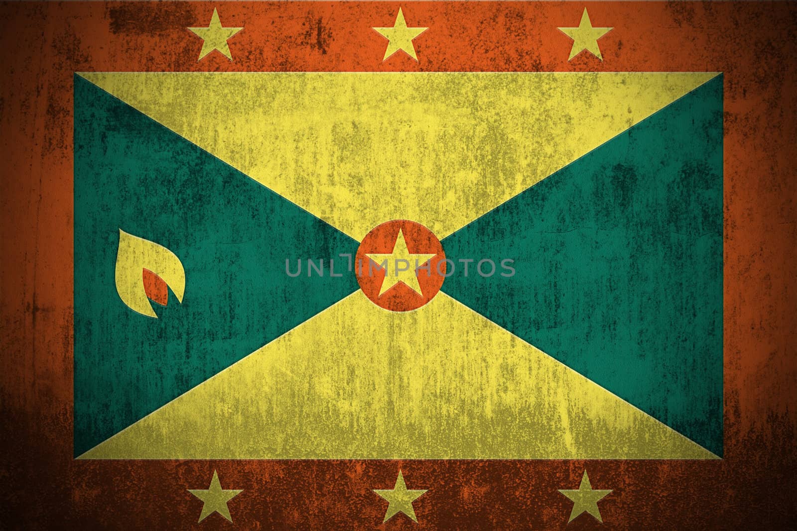 Grunge Flag Of Grenada by gilmanshin