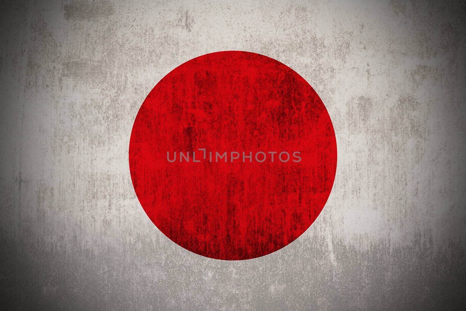 Grunge Flag Of Japan by gilmanshin