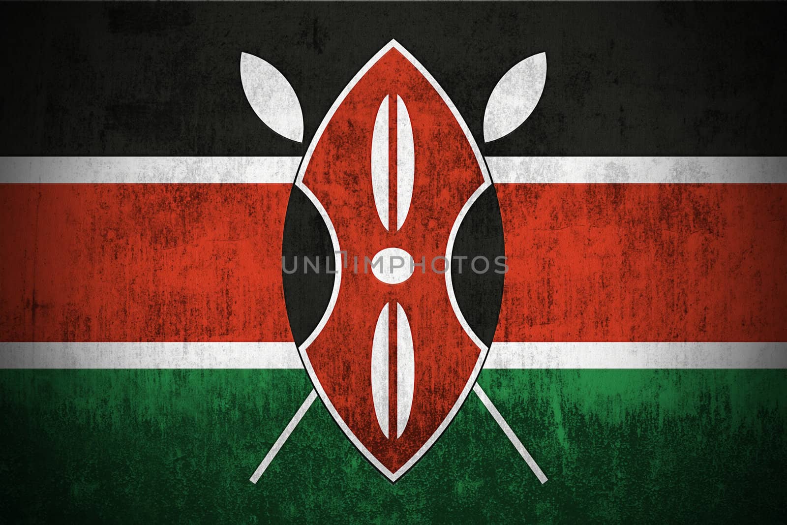 Grunge Flag Of Kenya by gilmanshin