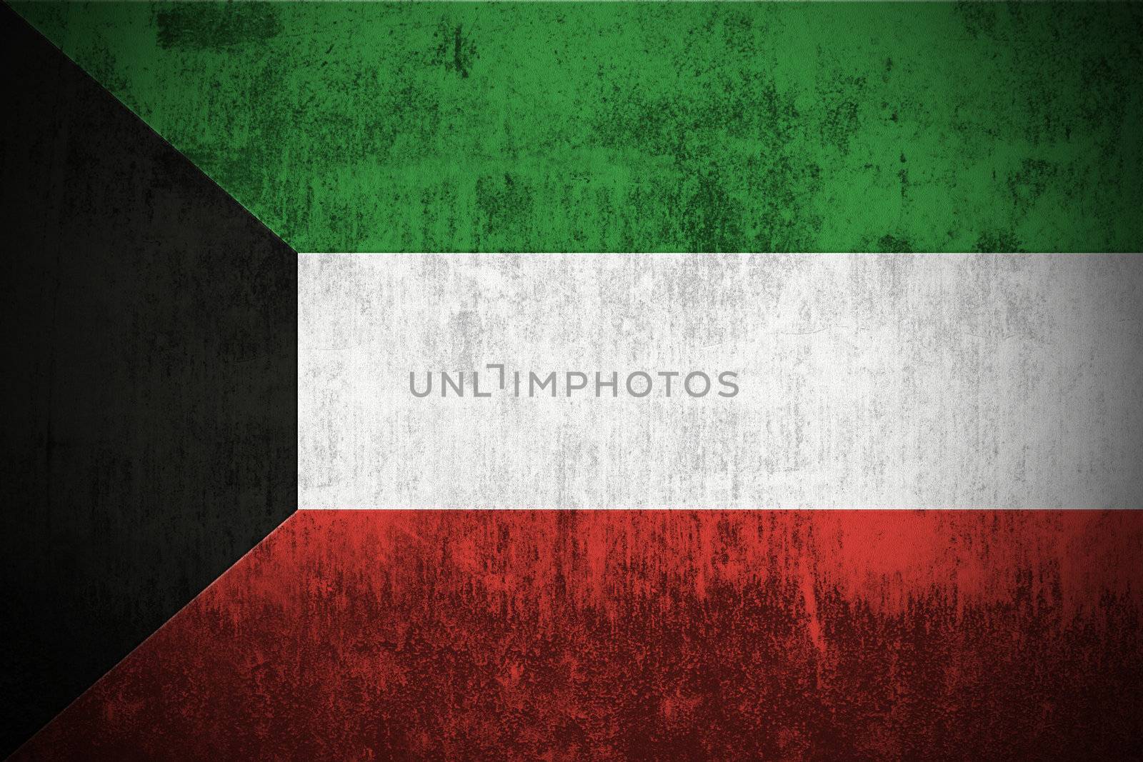 Grunge Flag Of Kuwait by gilmanshin