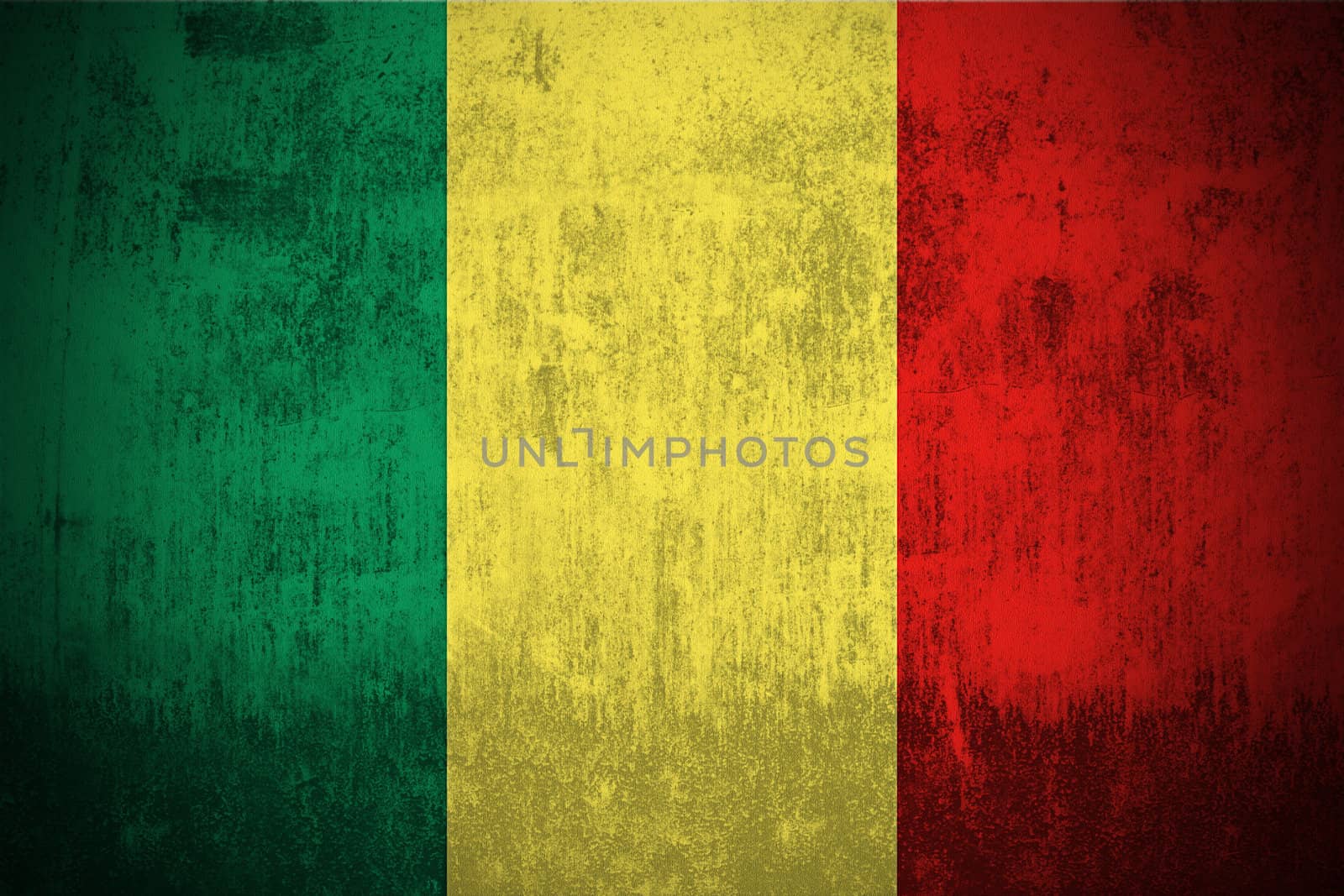 Grunge Flag Of Mali by gilmanshin