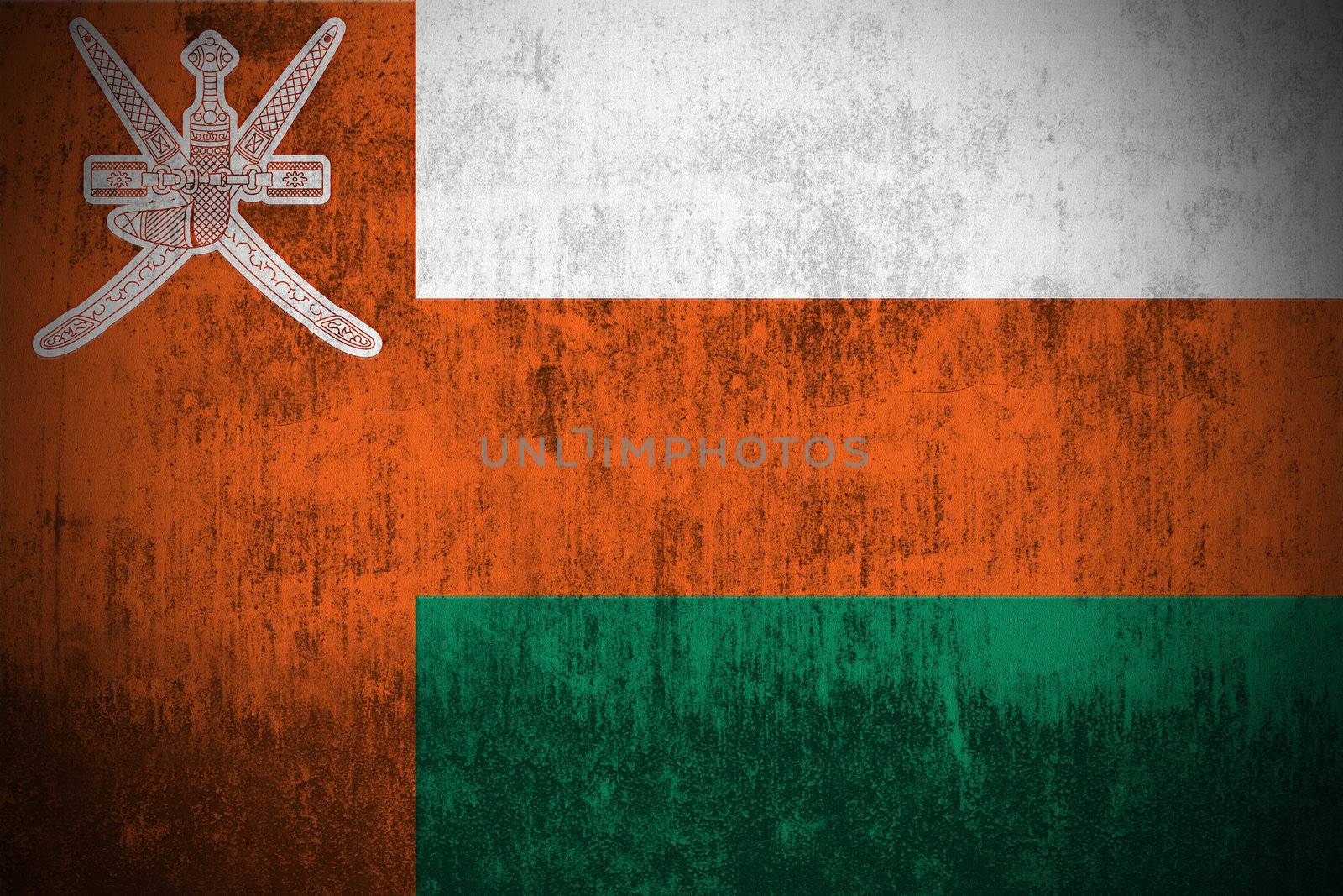 Grunge Flag Of Oman by gilmanshin