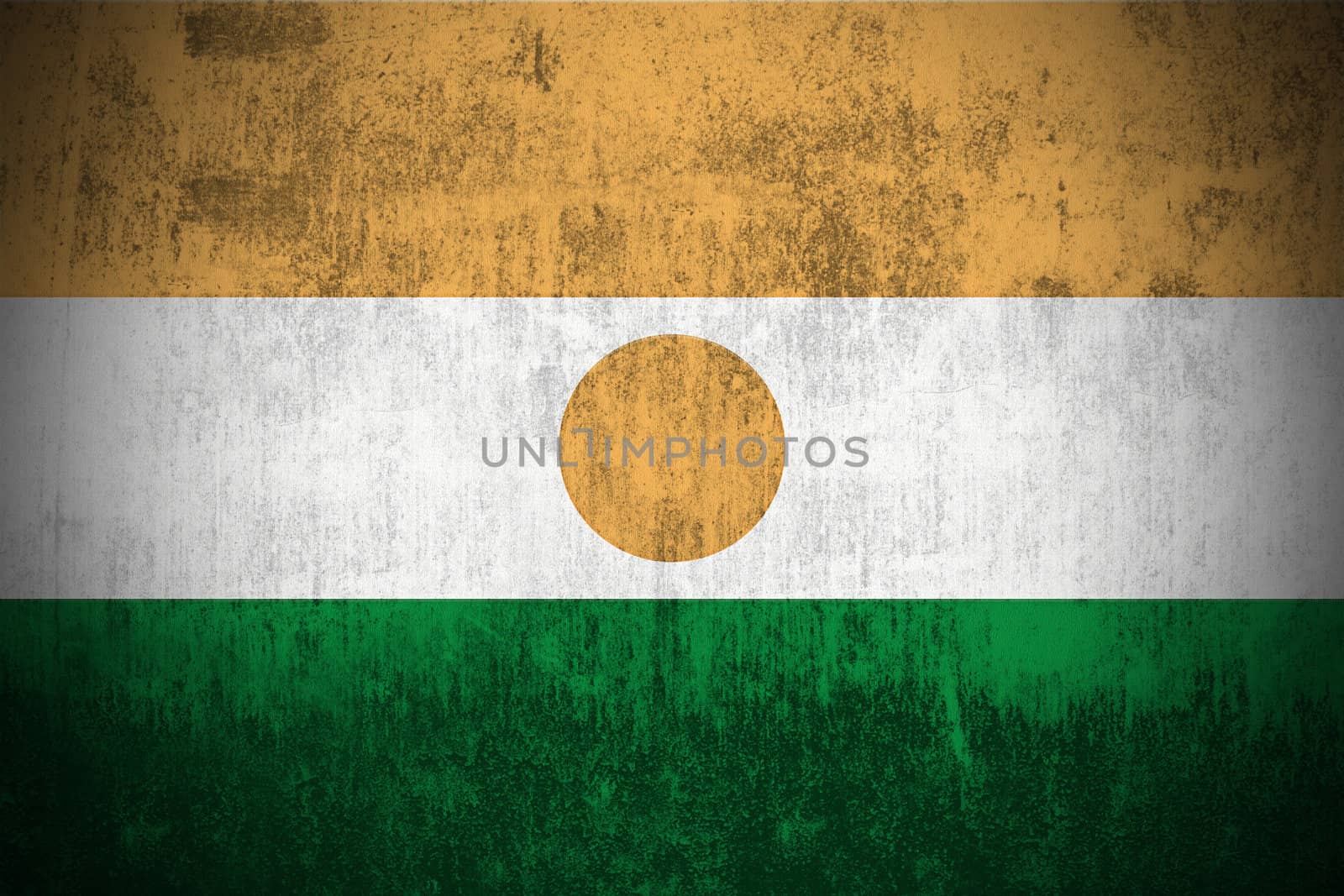 Grunge Flag Of Niger by gilmanshin