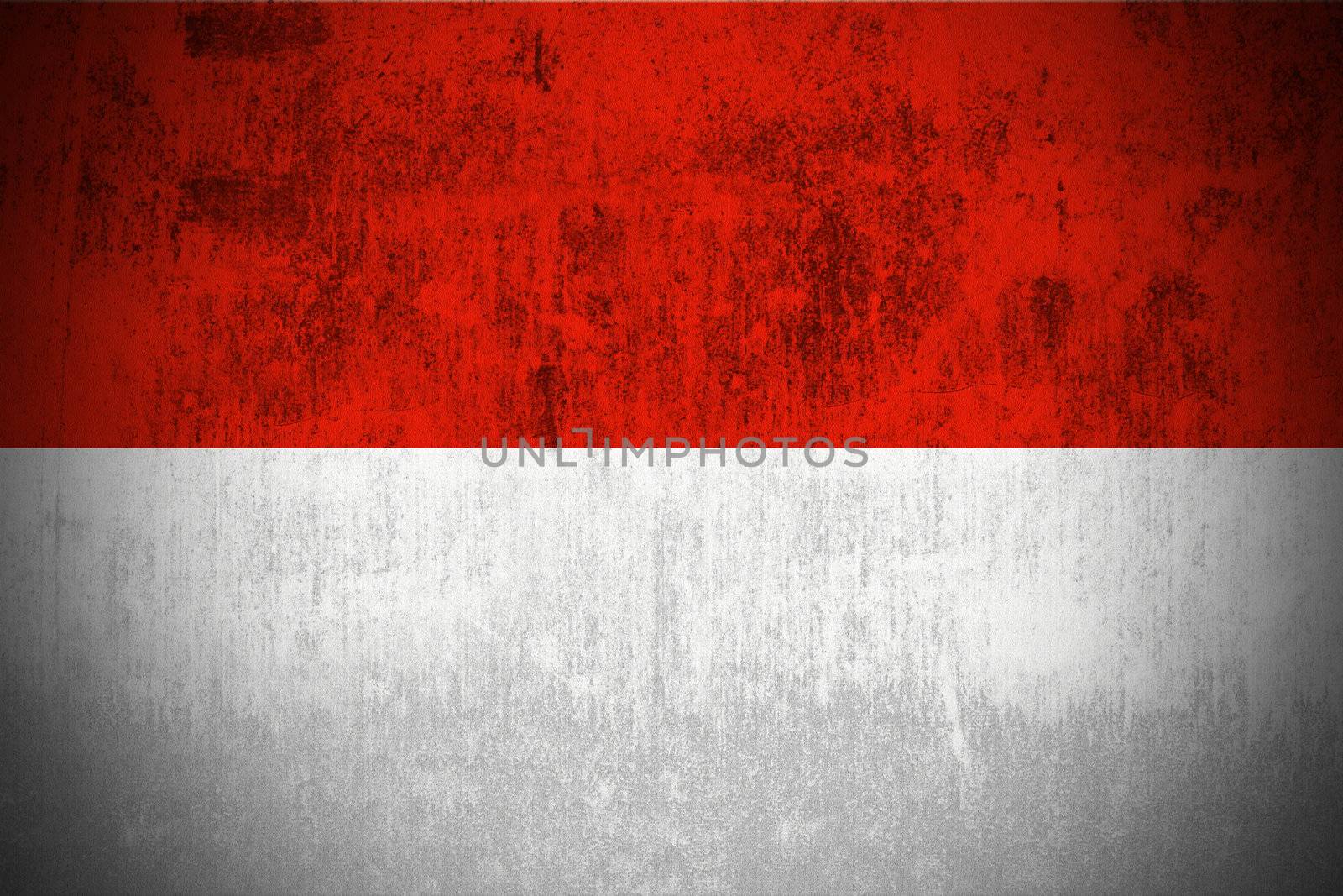 Grunge Flag Of Indonesia by gilmanshin