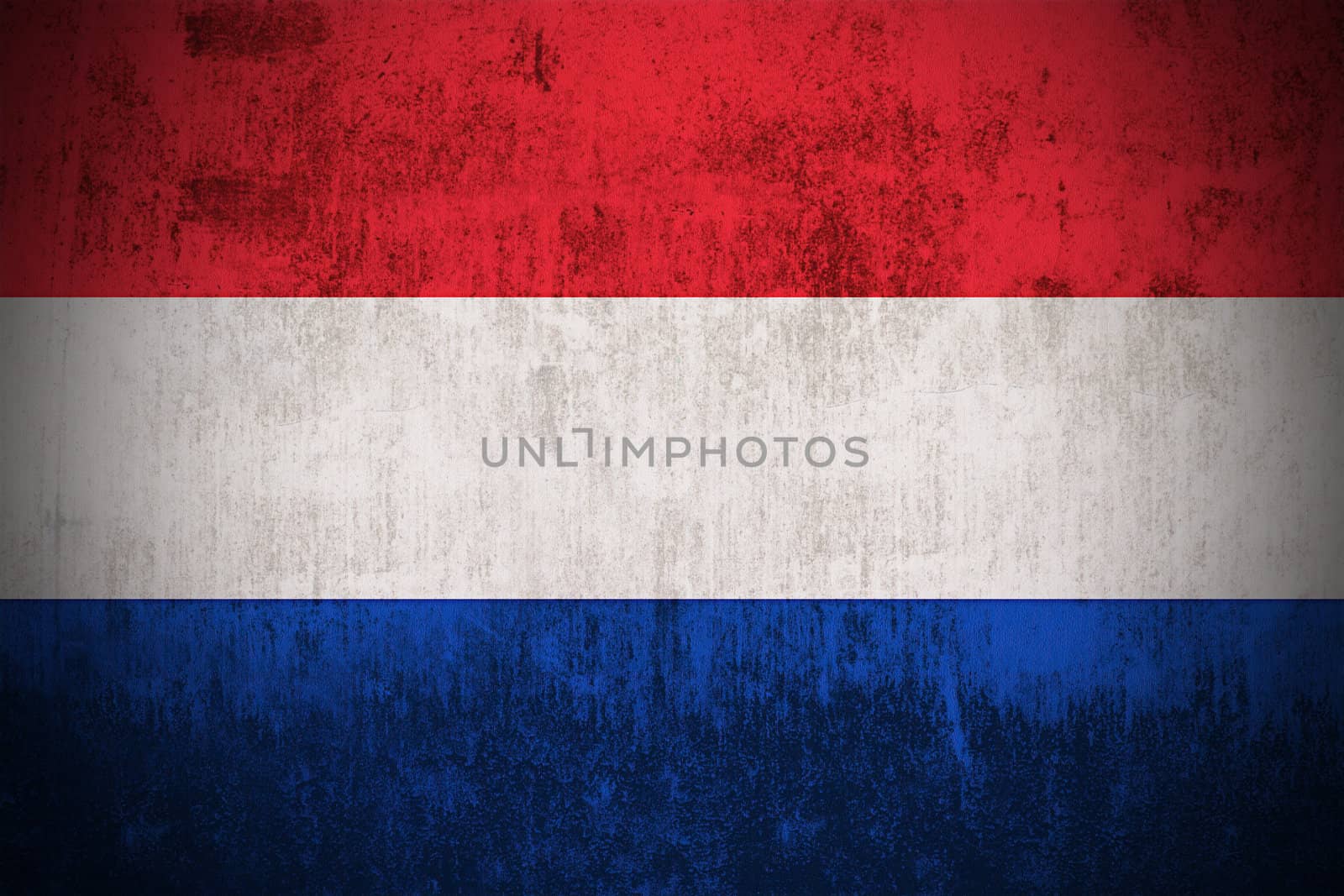 Grunge Flag Of Netherlands by gilmanshin