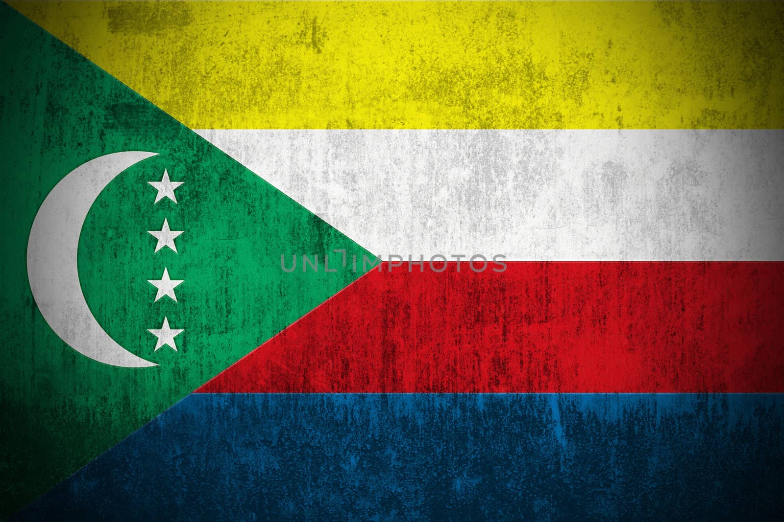 Grunge Flag Of Comoros by gilmanshin