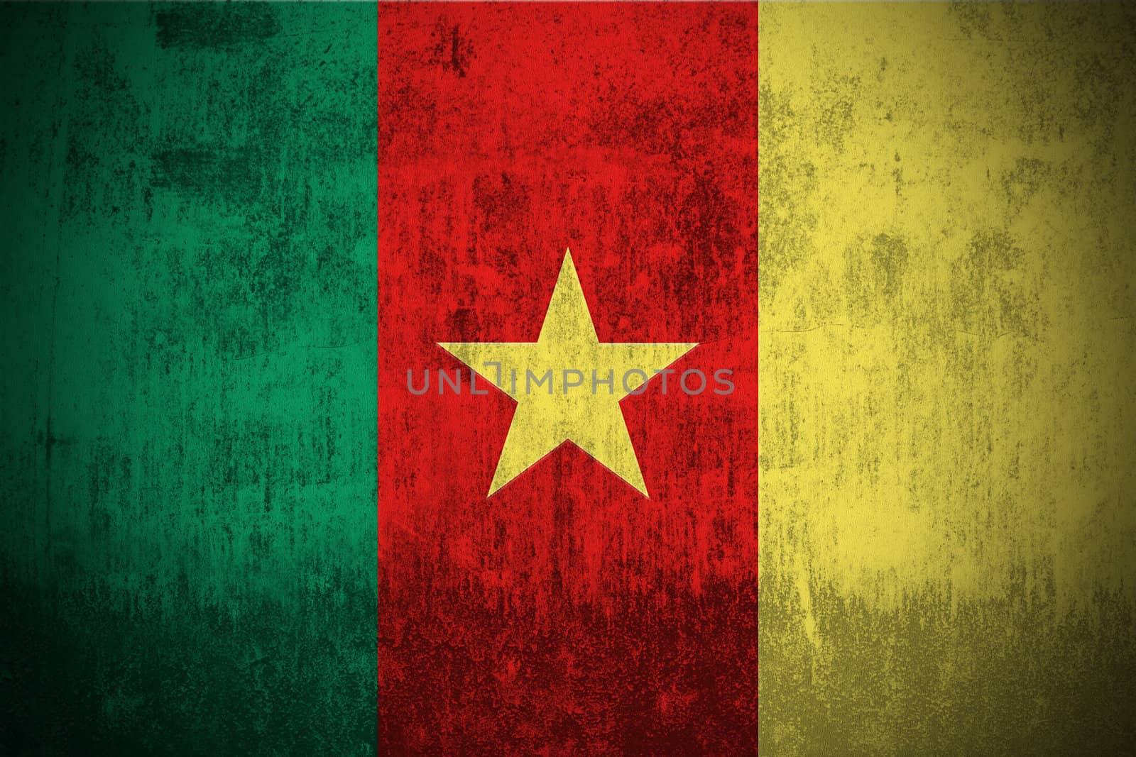 Grunge Flag Of Cameroon by gilmanshin