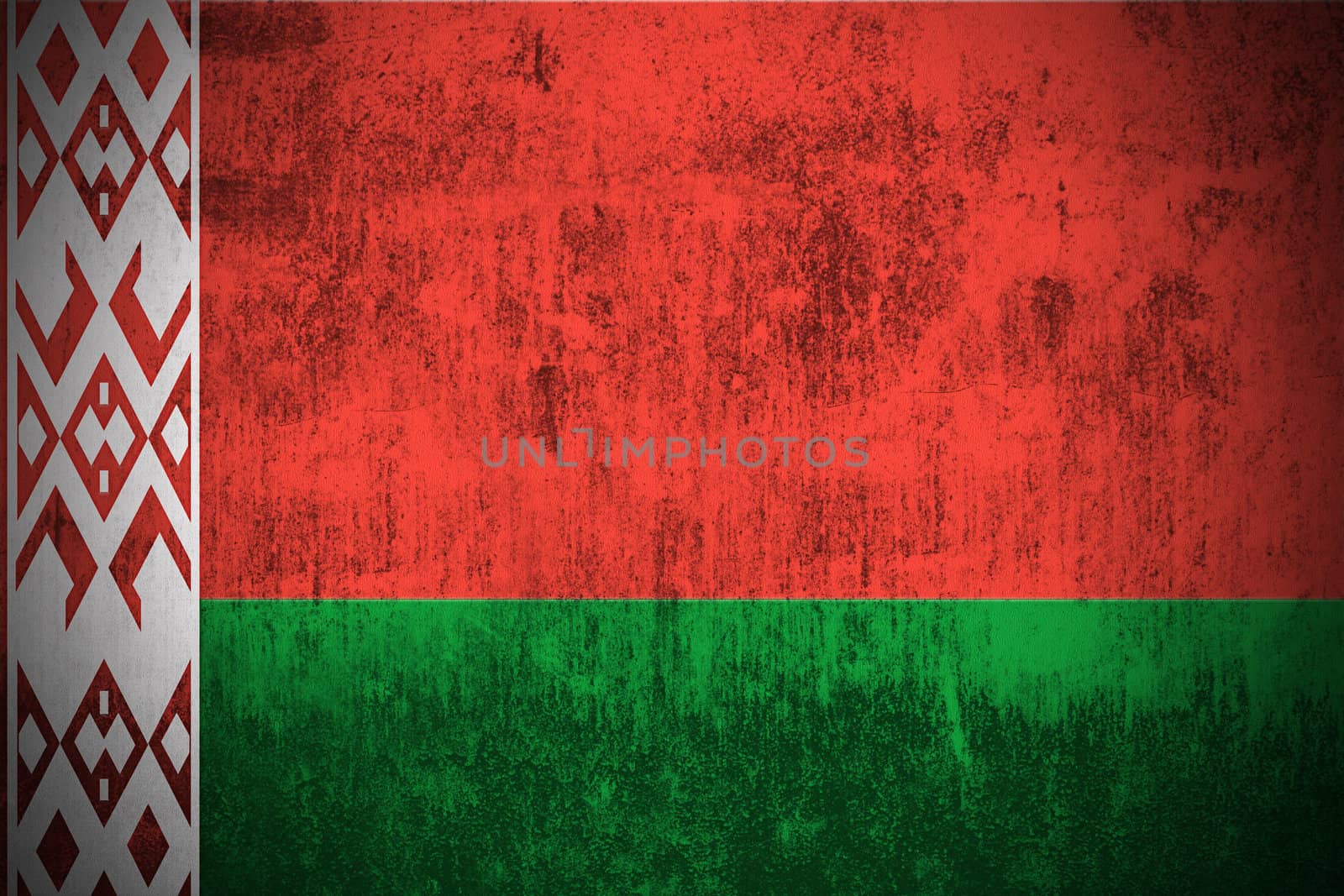 Grunge Flag Of Belarus by gilmanshin