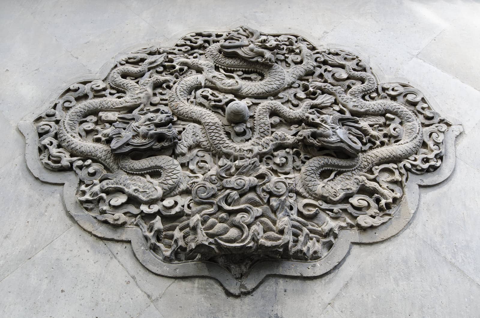 stone art in the summer palace Beijing China