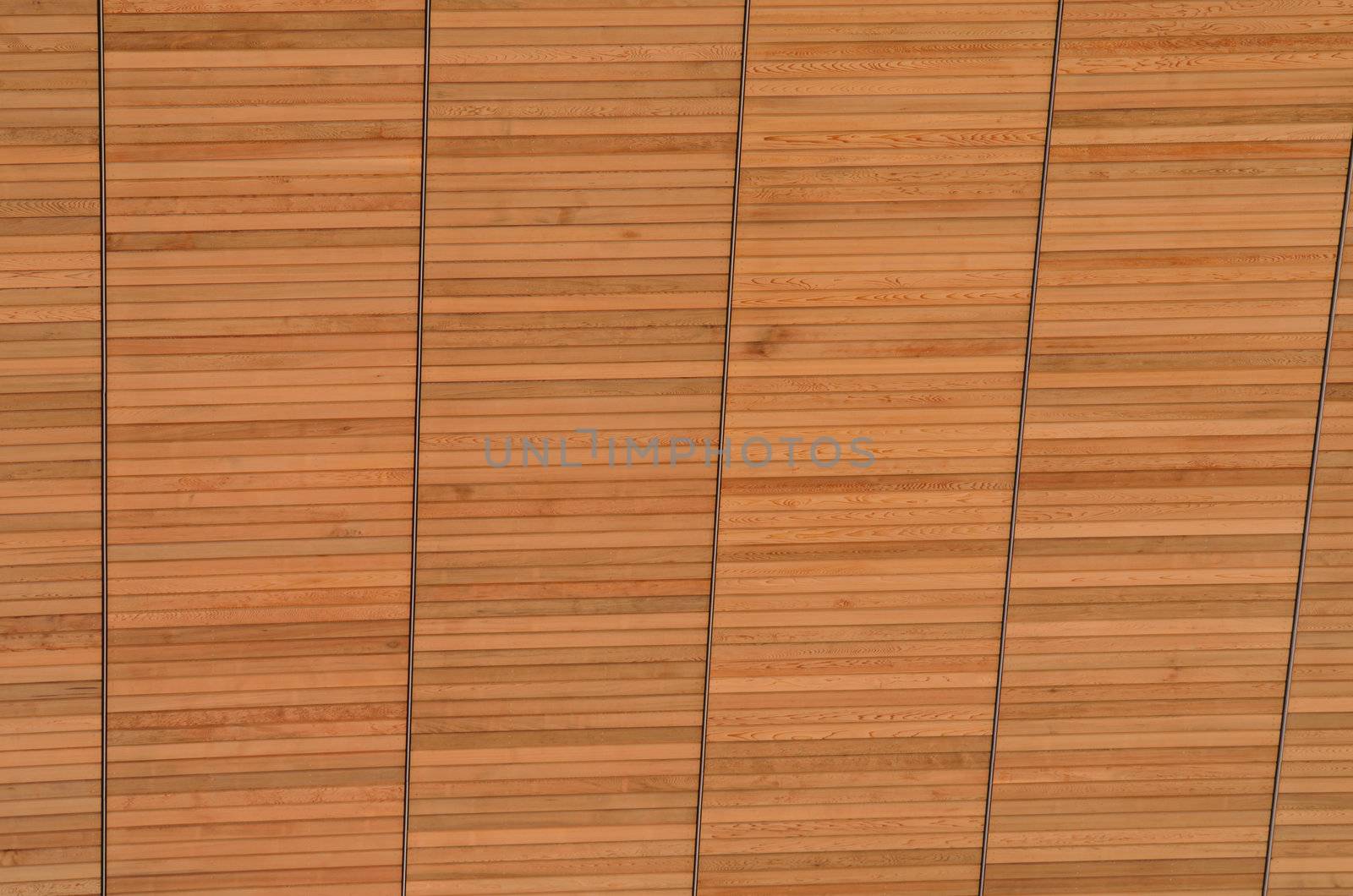 Wooden pattern in architecture