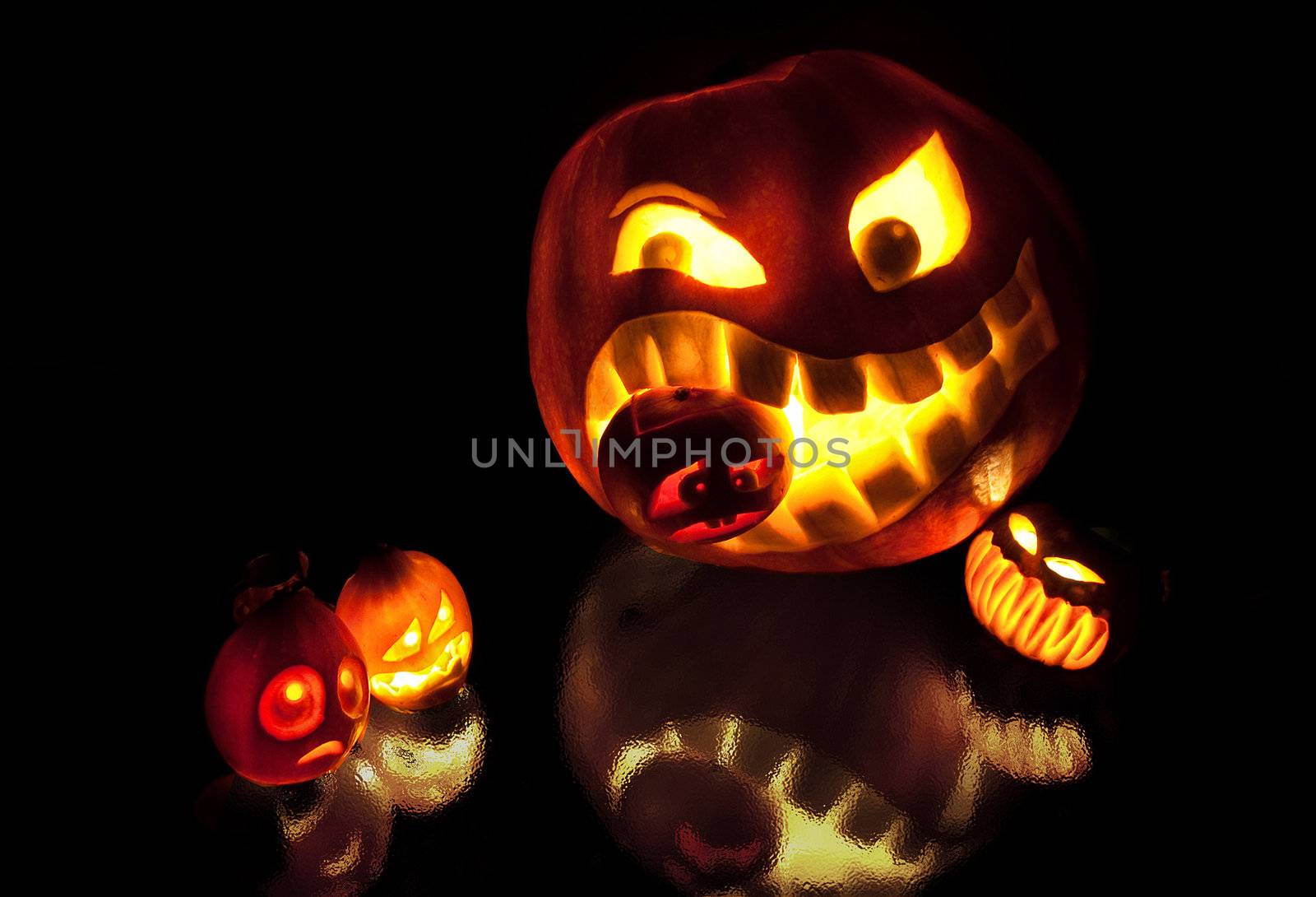 Pumpkins are very happy arrival of a new Halloween