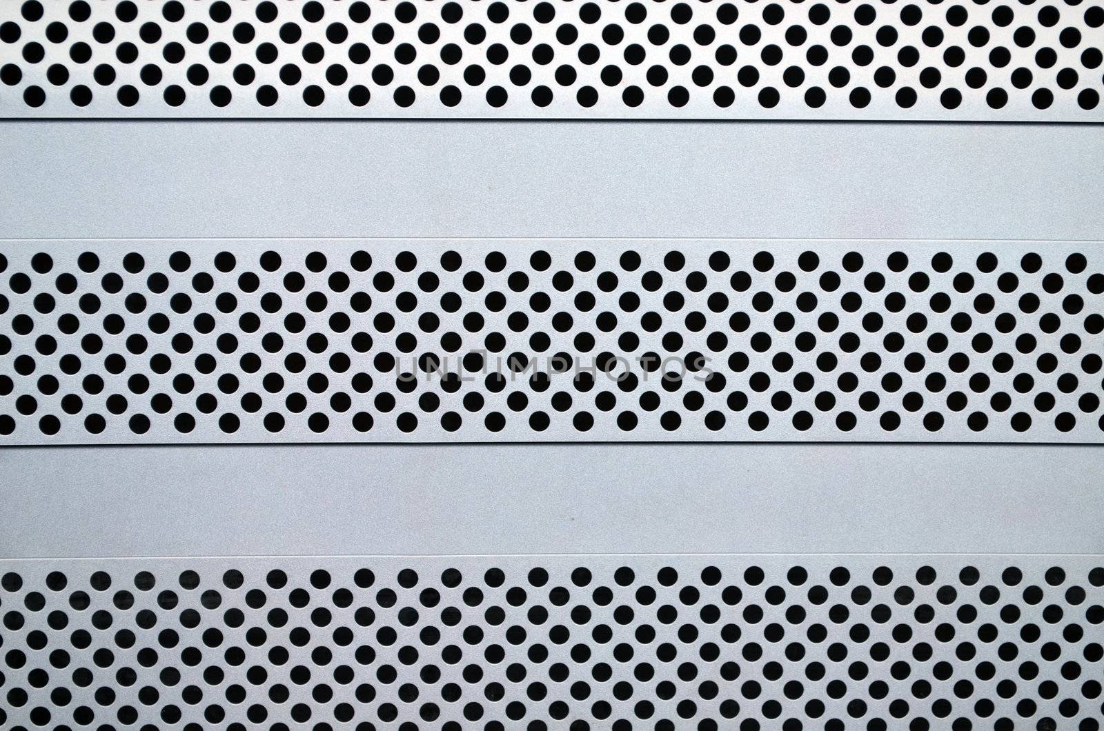 Background small round holes on computer packing carton box