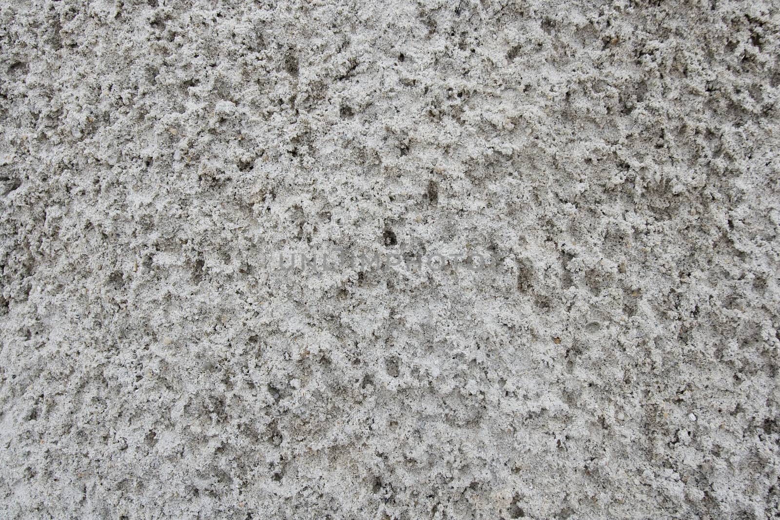 Close up white sand texture