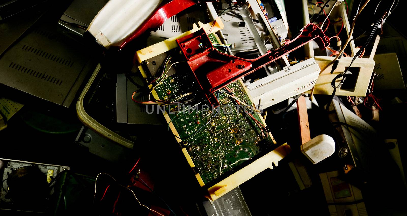plastic and electric waste for recycling