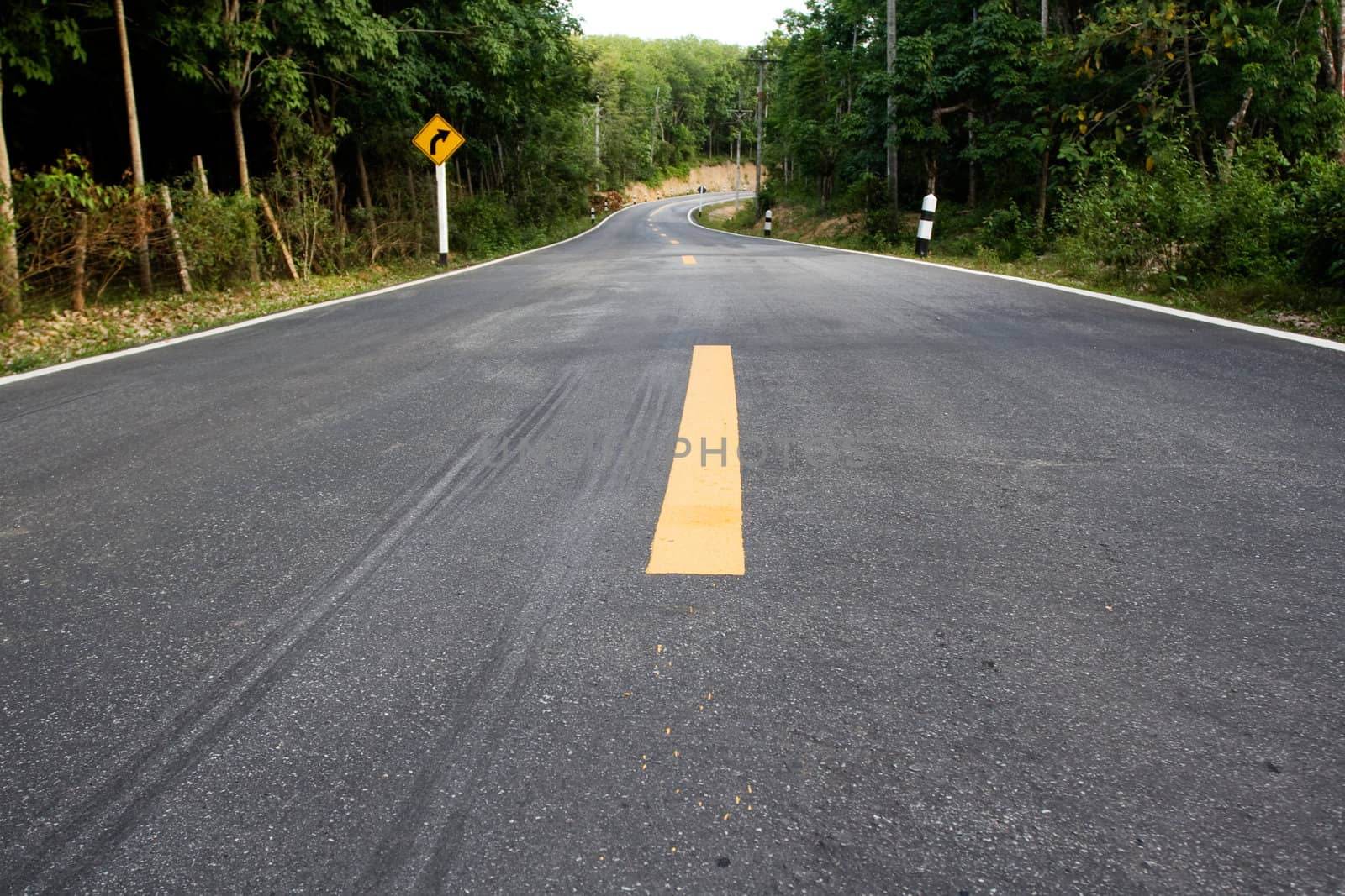 Winding Road in Thailand