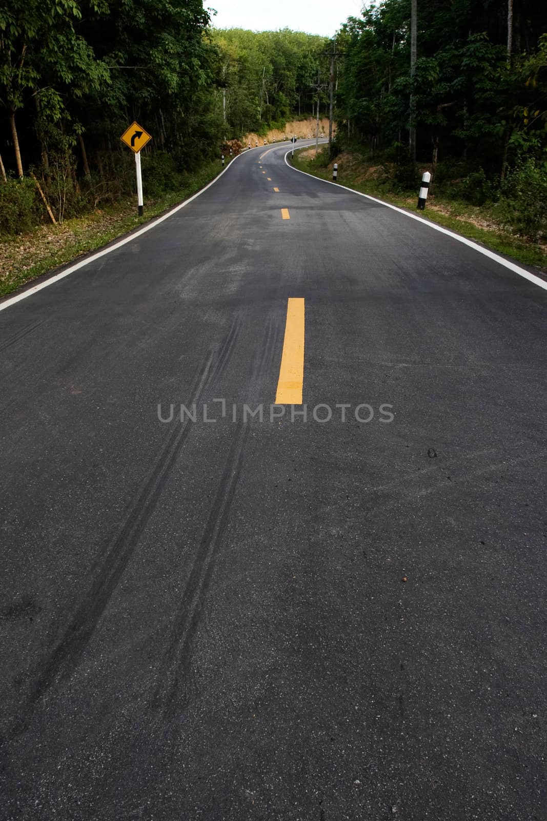 Winding Road in Thailand