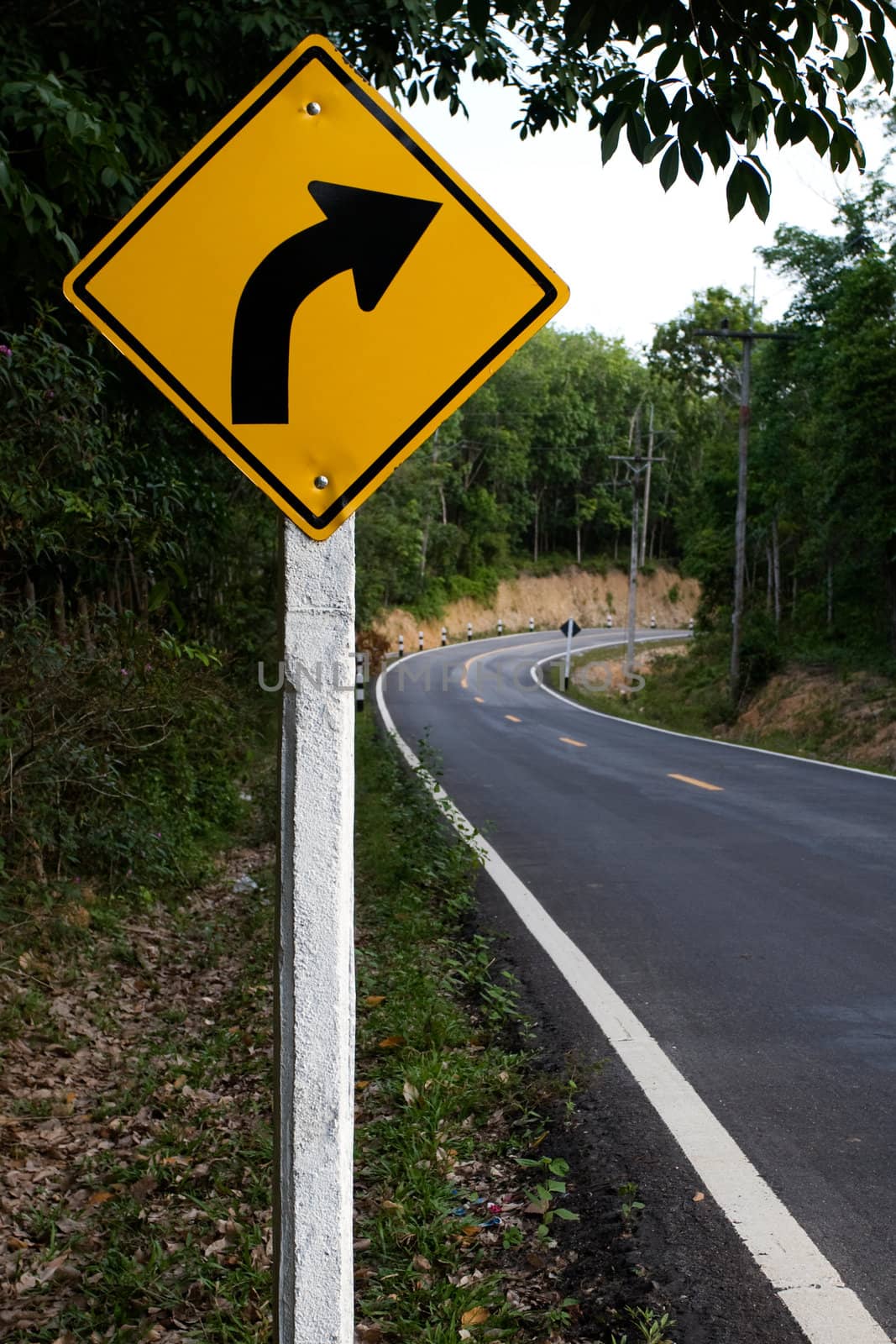 Winding Road in Thailand