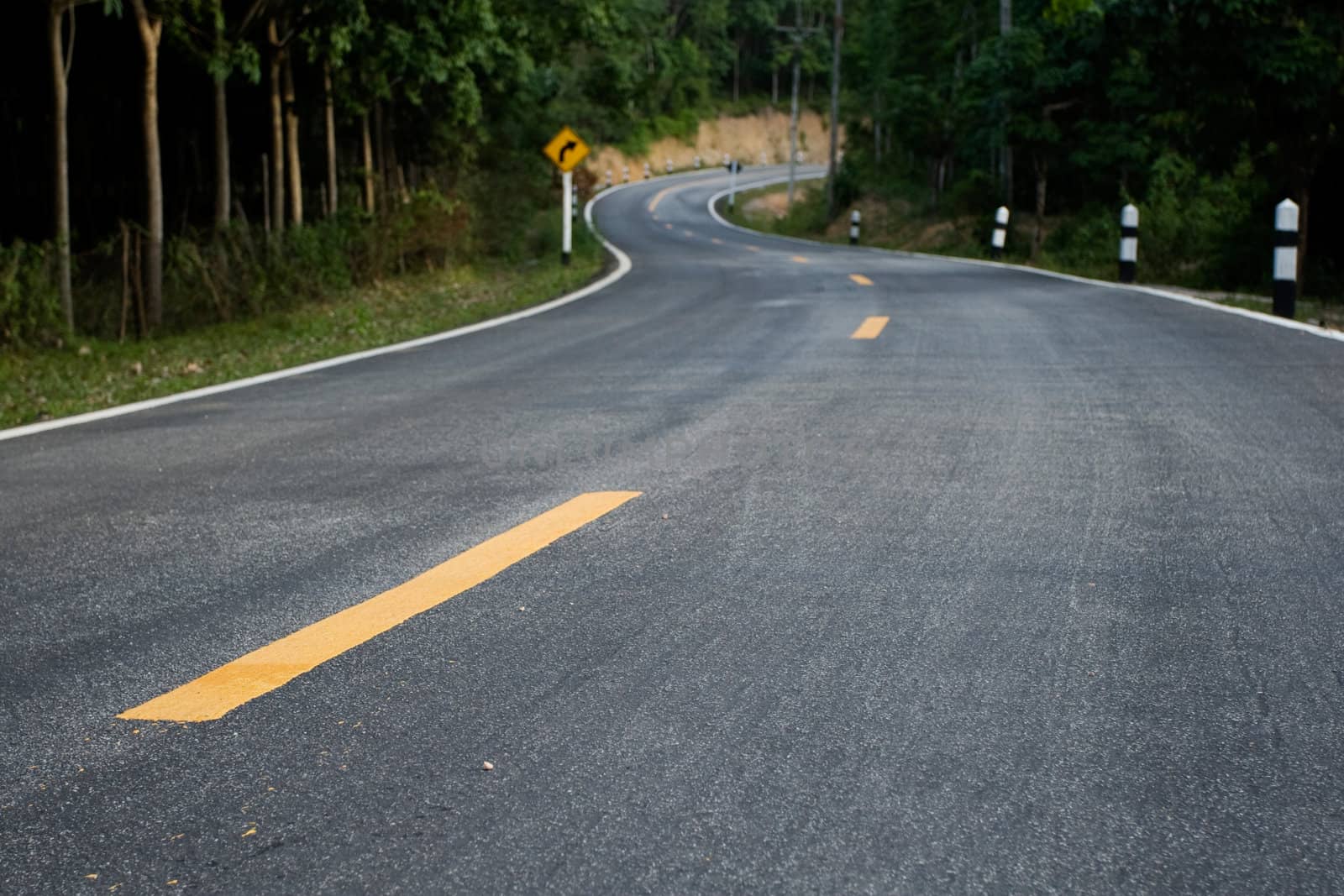 Winding Road in Thailand
