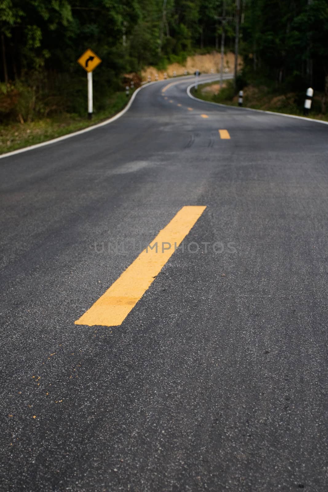 Winding Road in Thailand