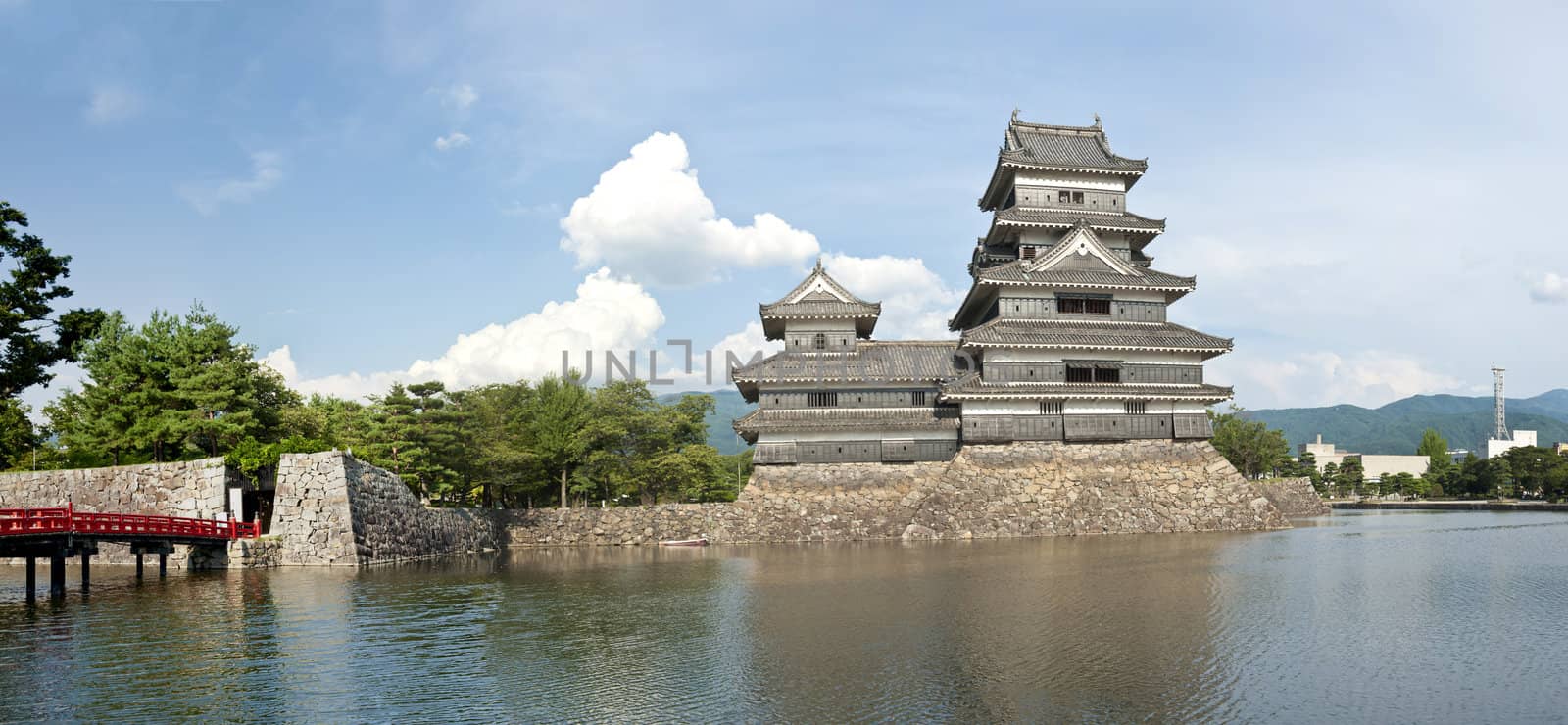 Beautiful medieval castle Matsumoto in the eastern Honshu, Japan