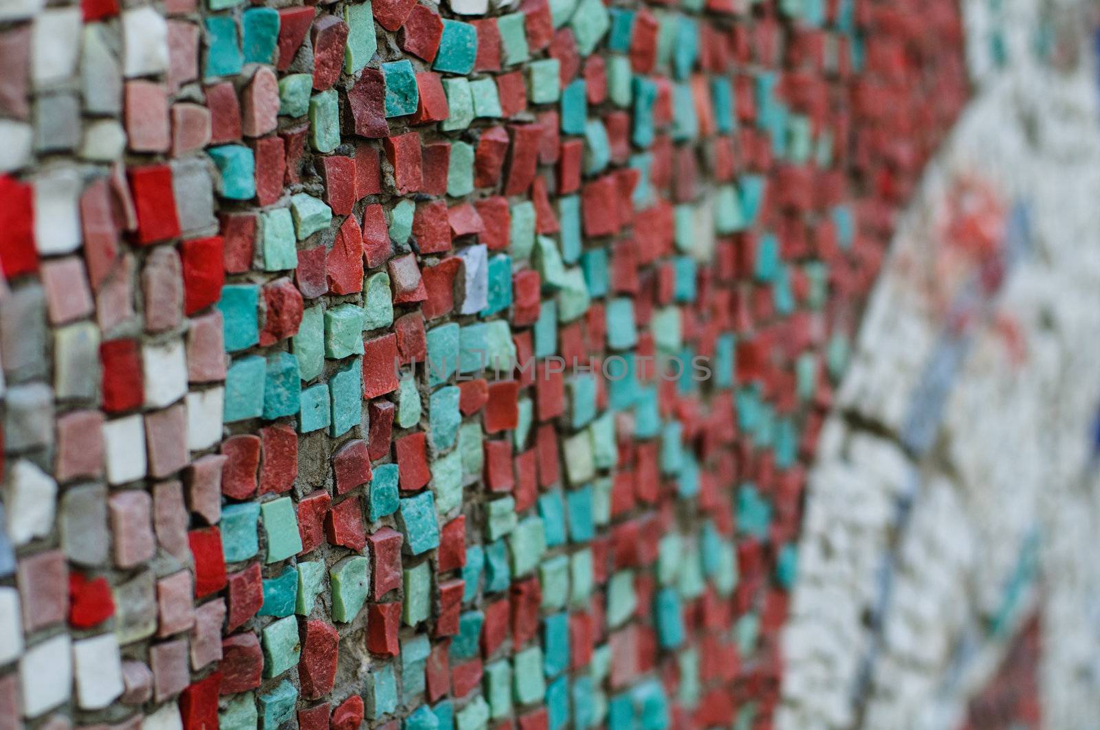 Mosaic Wall Texture by nvelichko