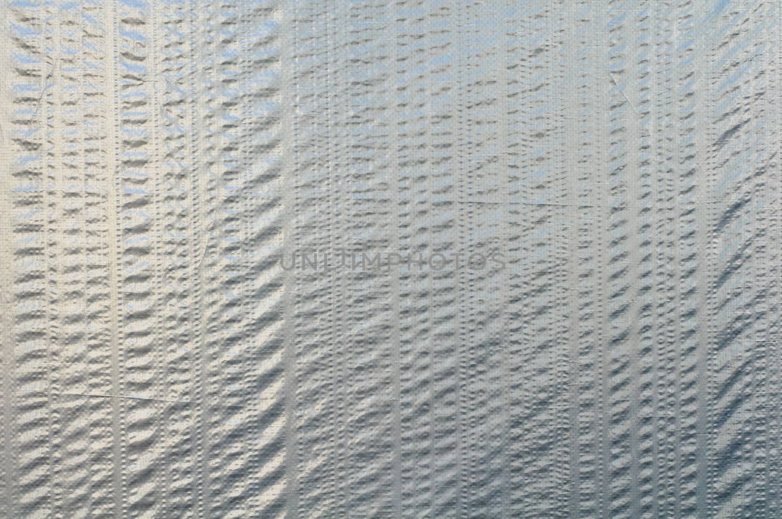 Gray polyethylene film's background. High resolution texture