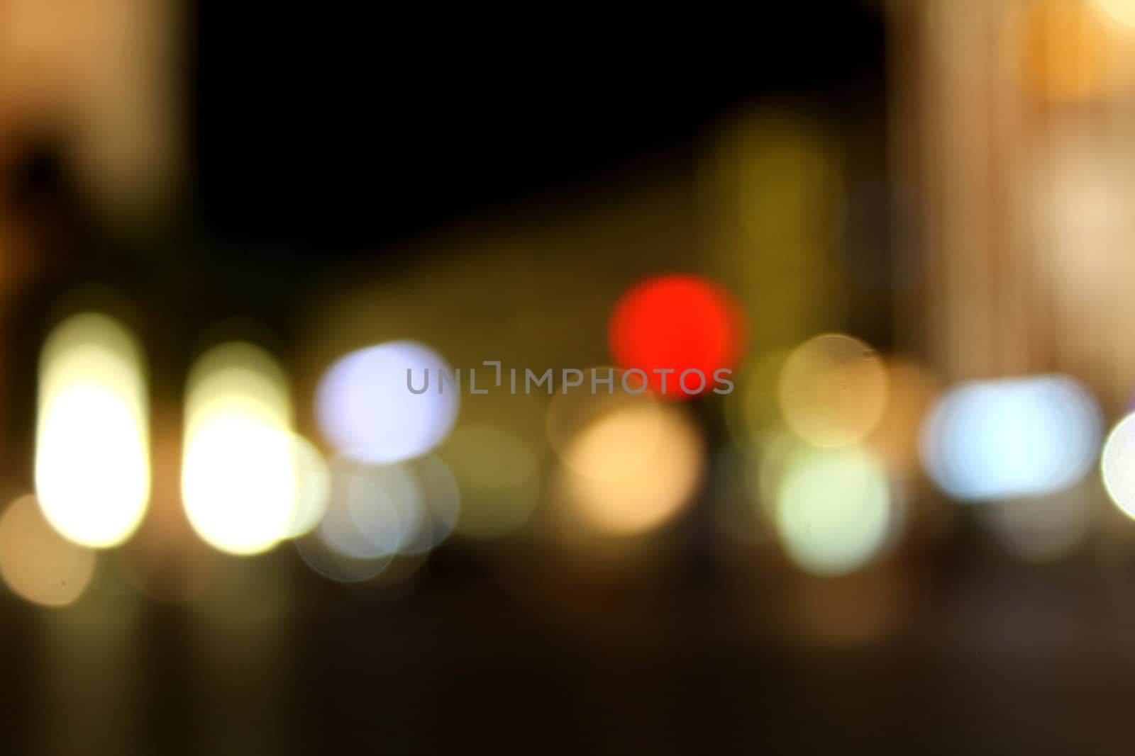 city bokeh background