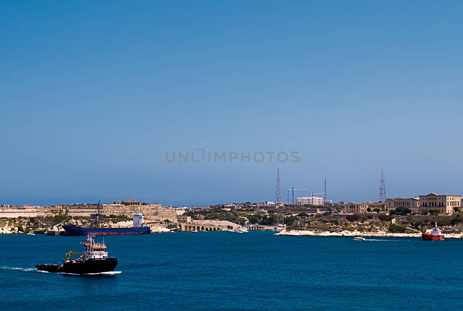 A cityscape view of Valetta in Malta.