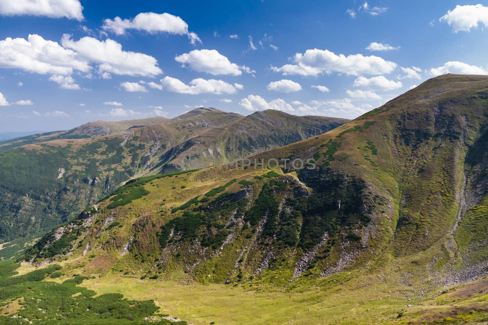 Chornohora ridge in the Ukrainian Carpathians