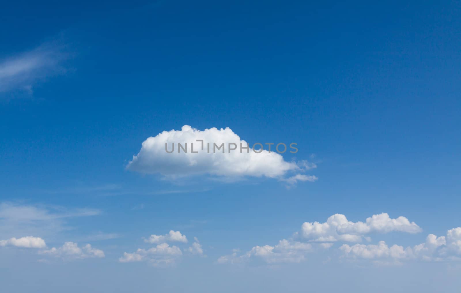 Blue sky and clouds