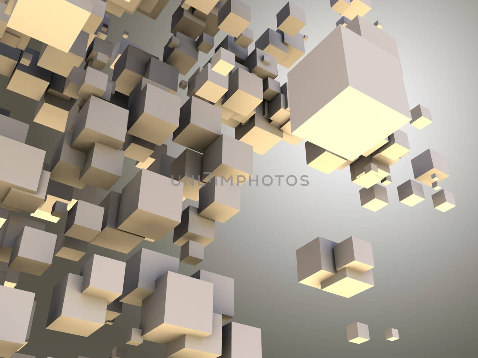 An abstract architectural structure - 3d picture An abstract architectural structure - 3d picture