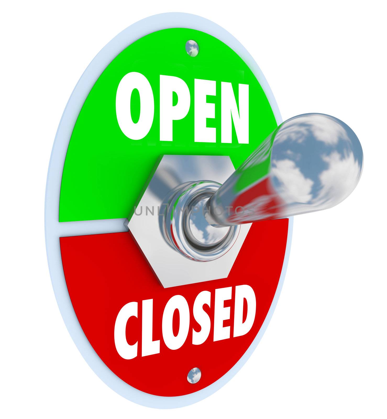 Open Vs Closed Toggle Switch Opening Store Business by iQoncept