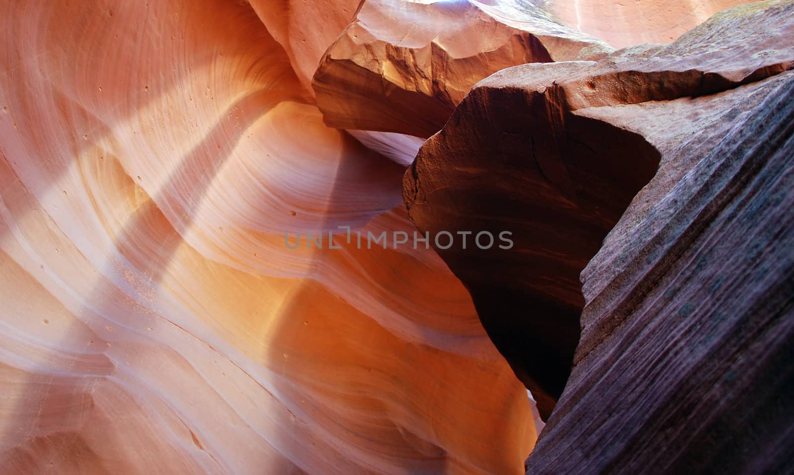 Antelope Canyon beautiful colors in the sun